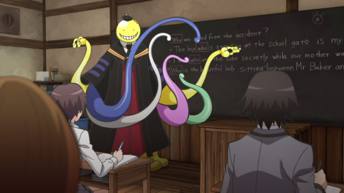 [NoobSubs] Assassination Classroom 01 (720p eng dub 8bit AAC) (4)