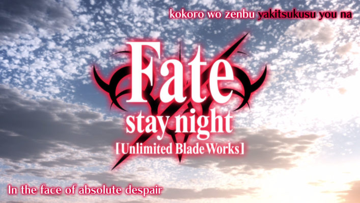 [NoobSubs] Fate stay night Unlimited Blade Works 01 (1080p Blu-ray 8bit AAC)