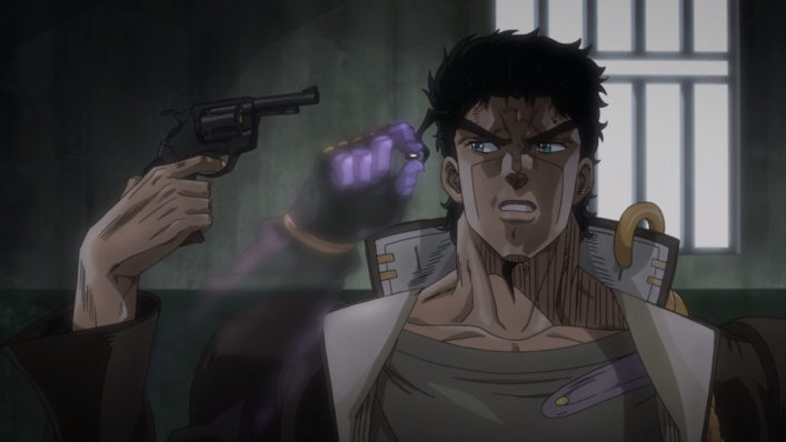 [NoobSubs] JoJo's Bizarre Adventure Stardust Crusaders 01 (1080p Blu-ray 8bit AAC) (2)