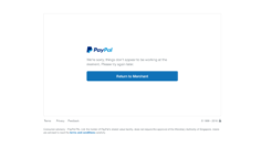 paypal error